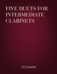 Cecile Chaminade 5 Duets for Intermediate Clarinets P.O.D. cover